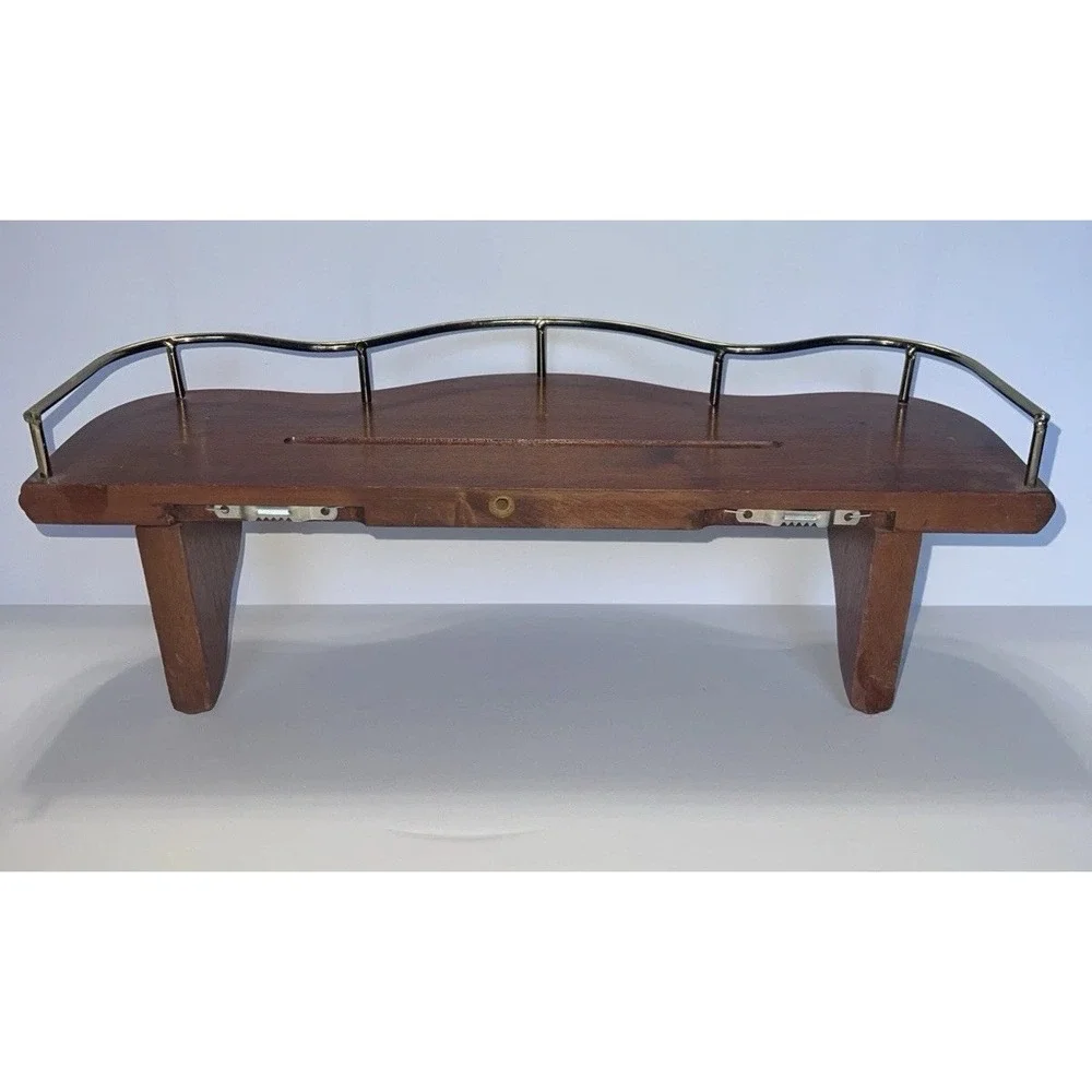 HOMCO Vintage Wood Wall Shelf 16